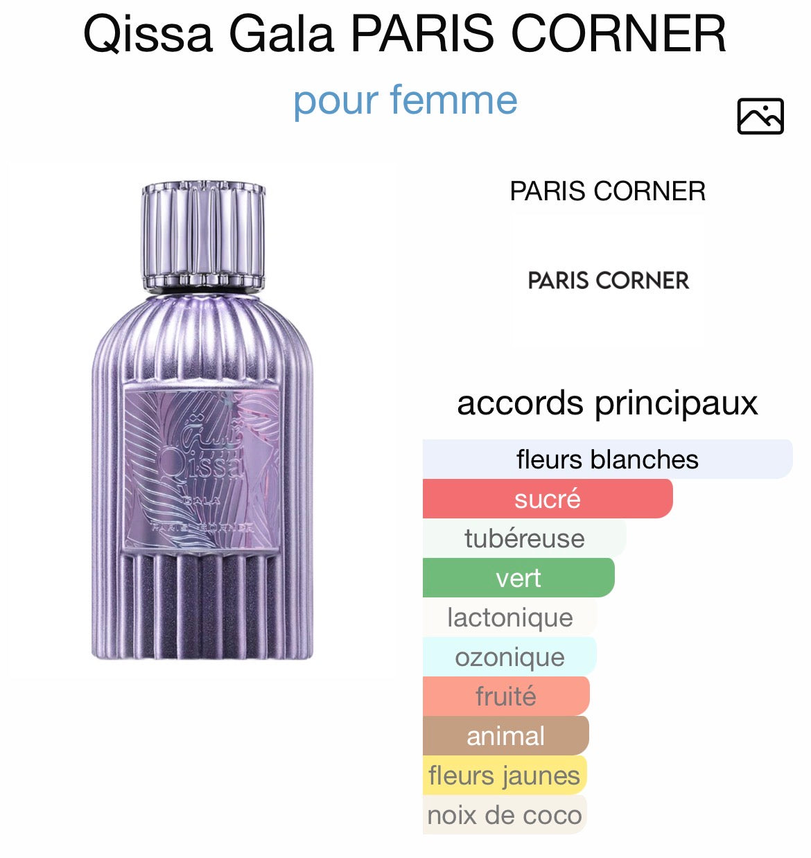 Qissa Gala Paris Corner 100ml