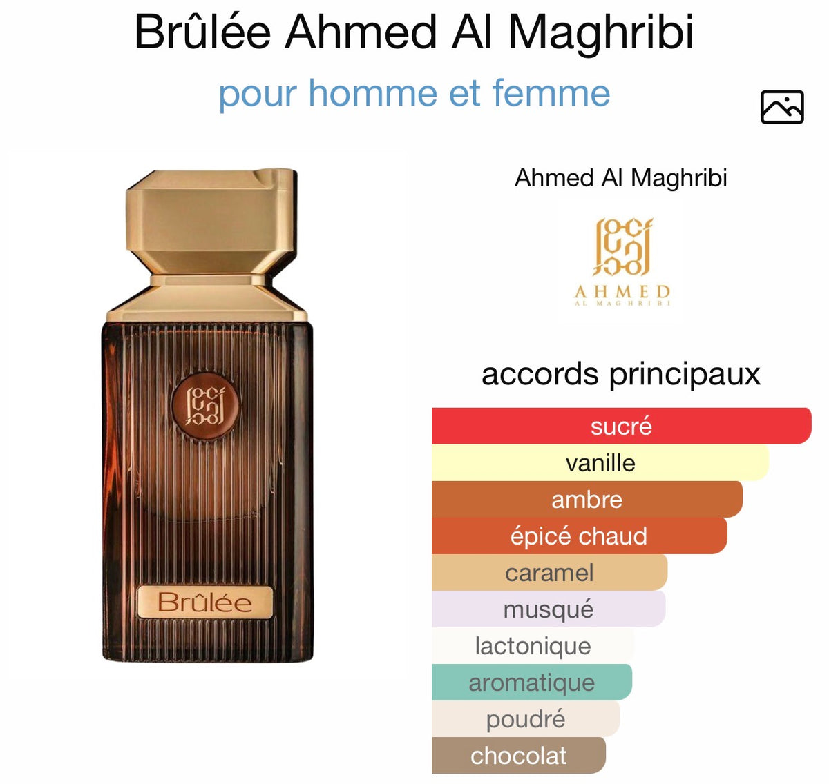 Brûlée Ahmed Al Maghribi
