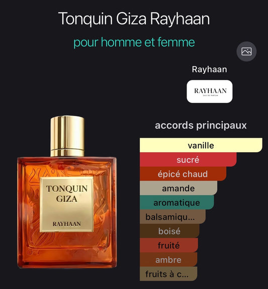 Tonquin Giza - Rayhaan
