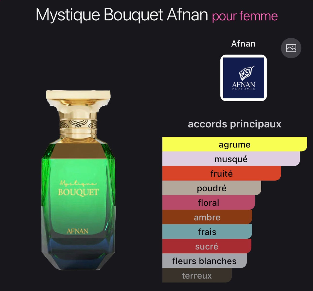 Afnan Mystique Bouquet