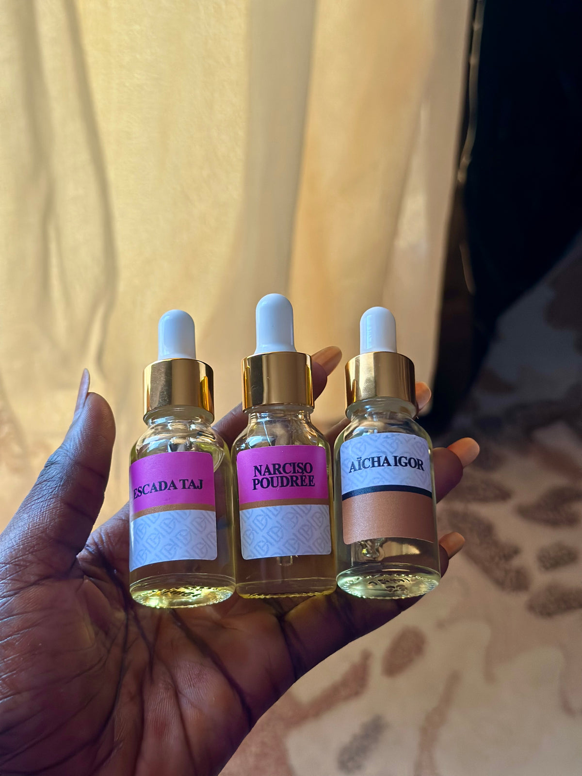 Pack de 3 Huiles concentrées de 15ml