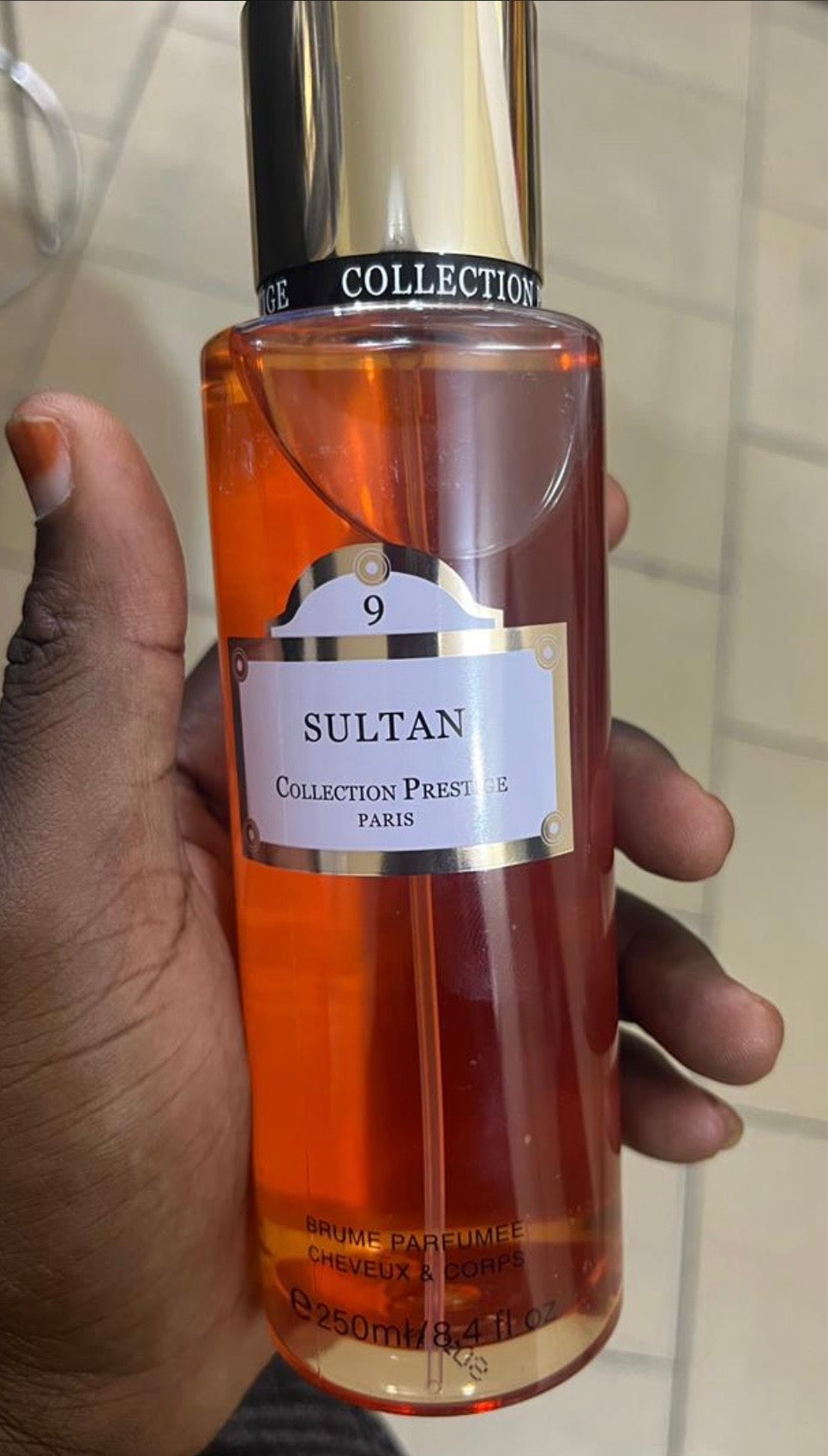 Sultan 9 - Brume parfumée pour Corps/Cheveux- CP - 250ml