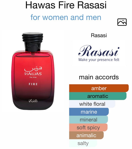 Hawas Fire Rasasi Edp Homme