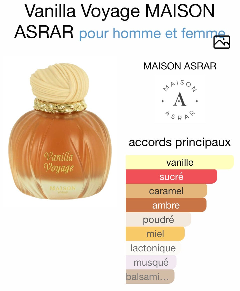 VANILLA VOYAGE - EDP Maison Asrar