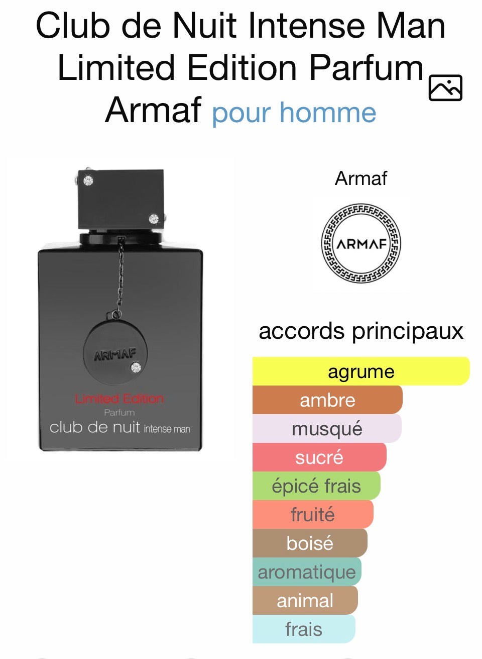 Club de Nuit Intense Men Limited Edition - Armaf 105ml