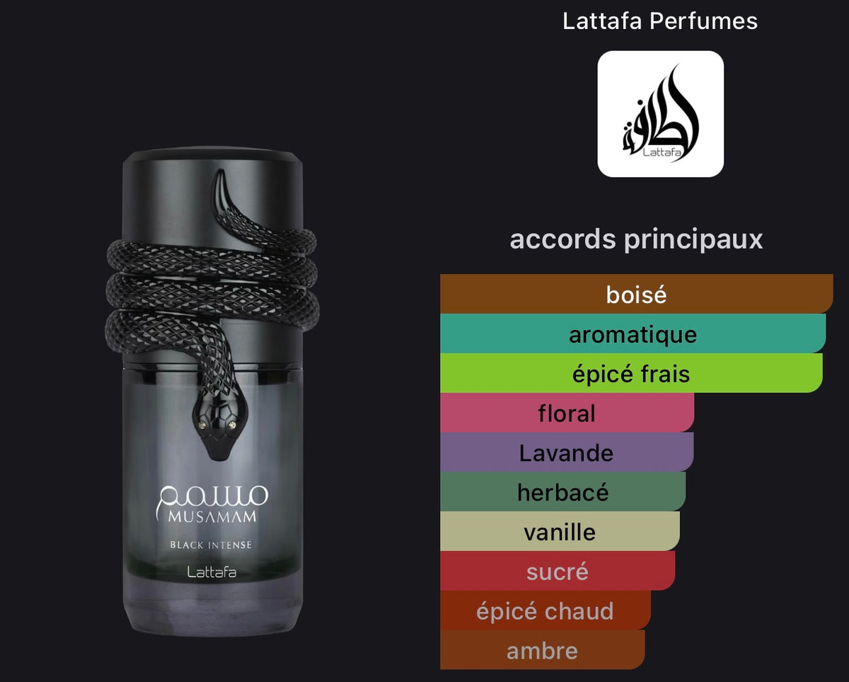 Musamam Black Intense Lattafa