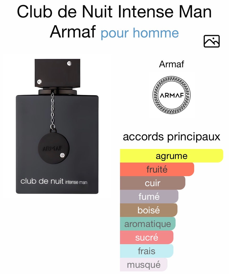 EDT CLUB de NUIT INTENSE MAN ARMAF 105ml