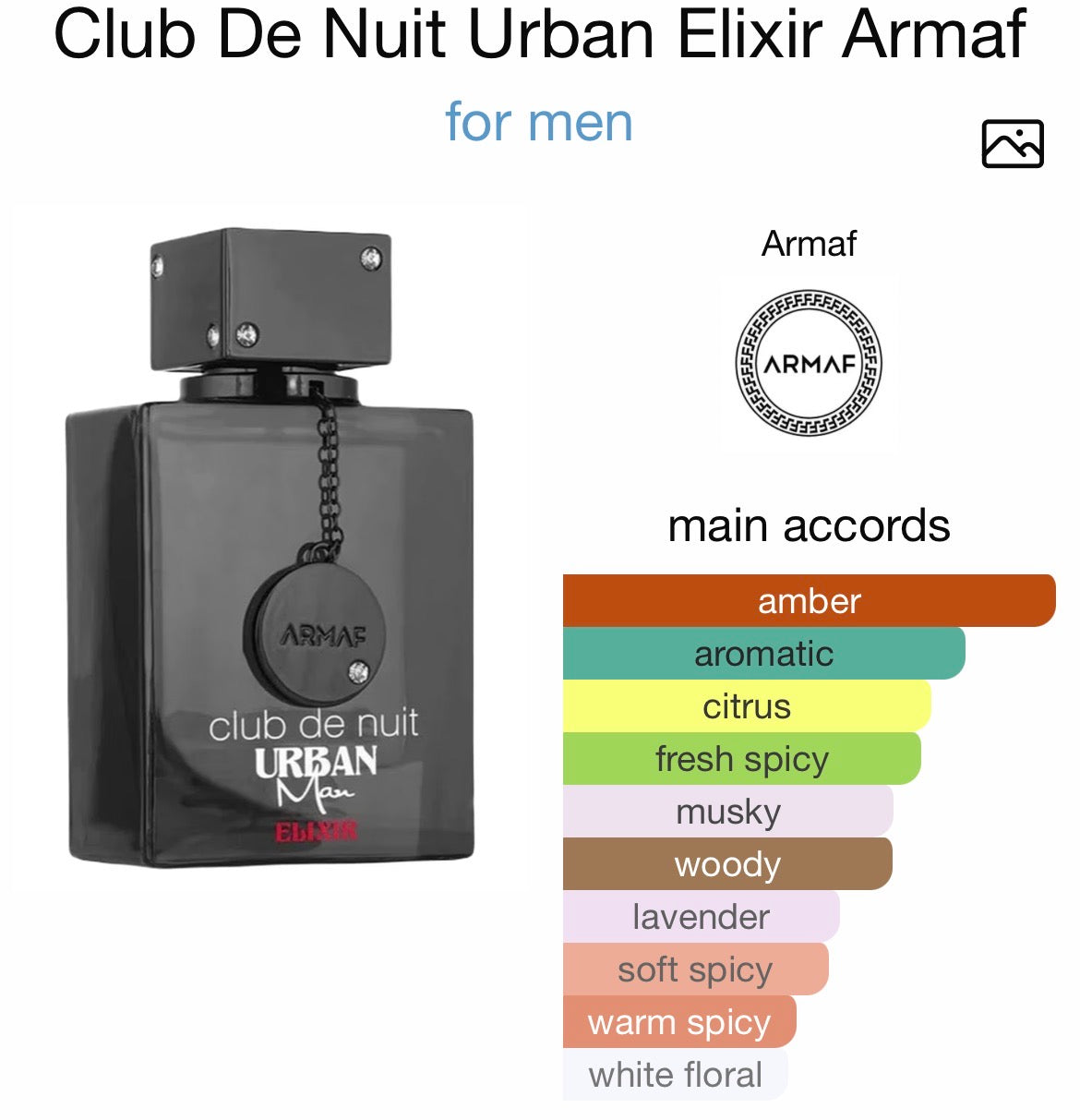 Club de Nuit Urban Man Elixir