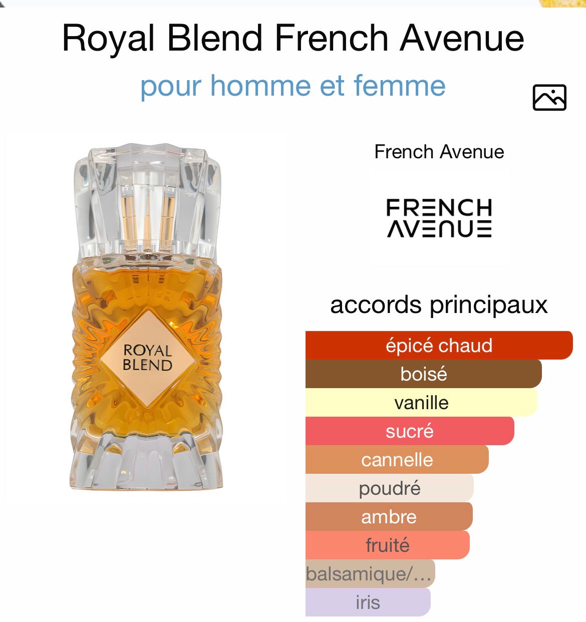 Royal Blend French Avenue Extrait de Parfum
