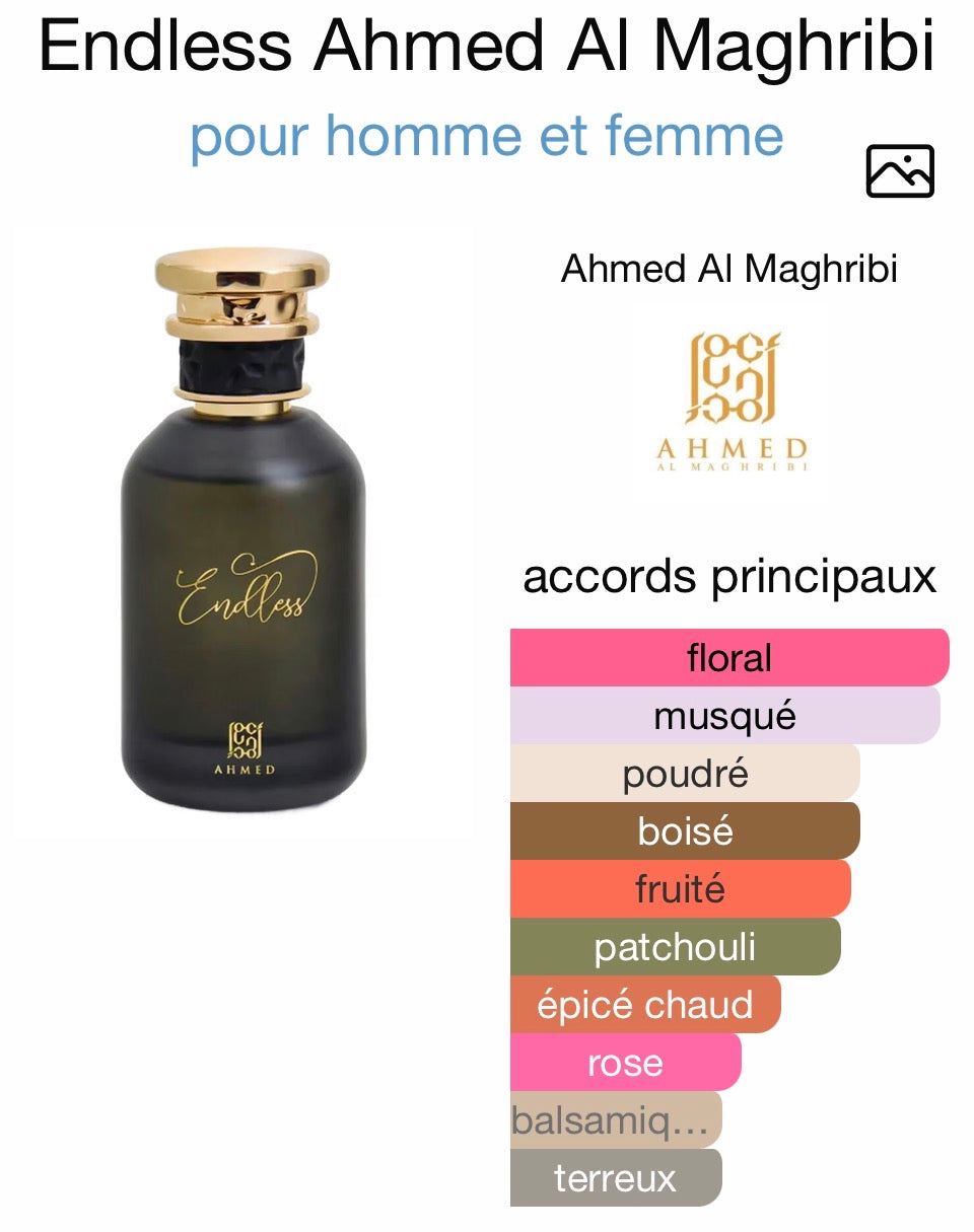 Eau de parfum Endless 100ml – Ahmed Al Maghribi