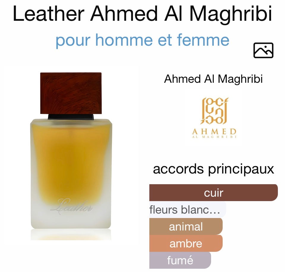 Leather by Ahmed Al Maghribi Unisexe