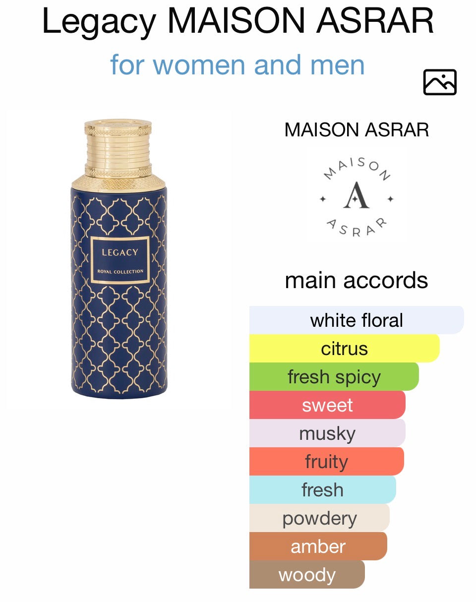Legacy - Maison Asrar Edp unisexe