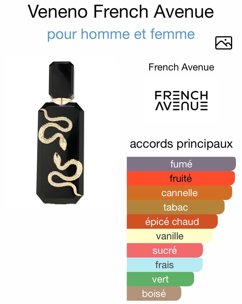 Eau de parfum Veneno (Black) 100ml – French Avenue