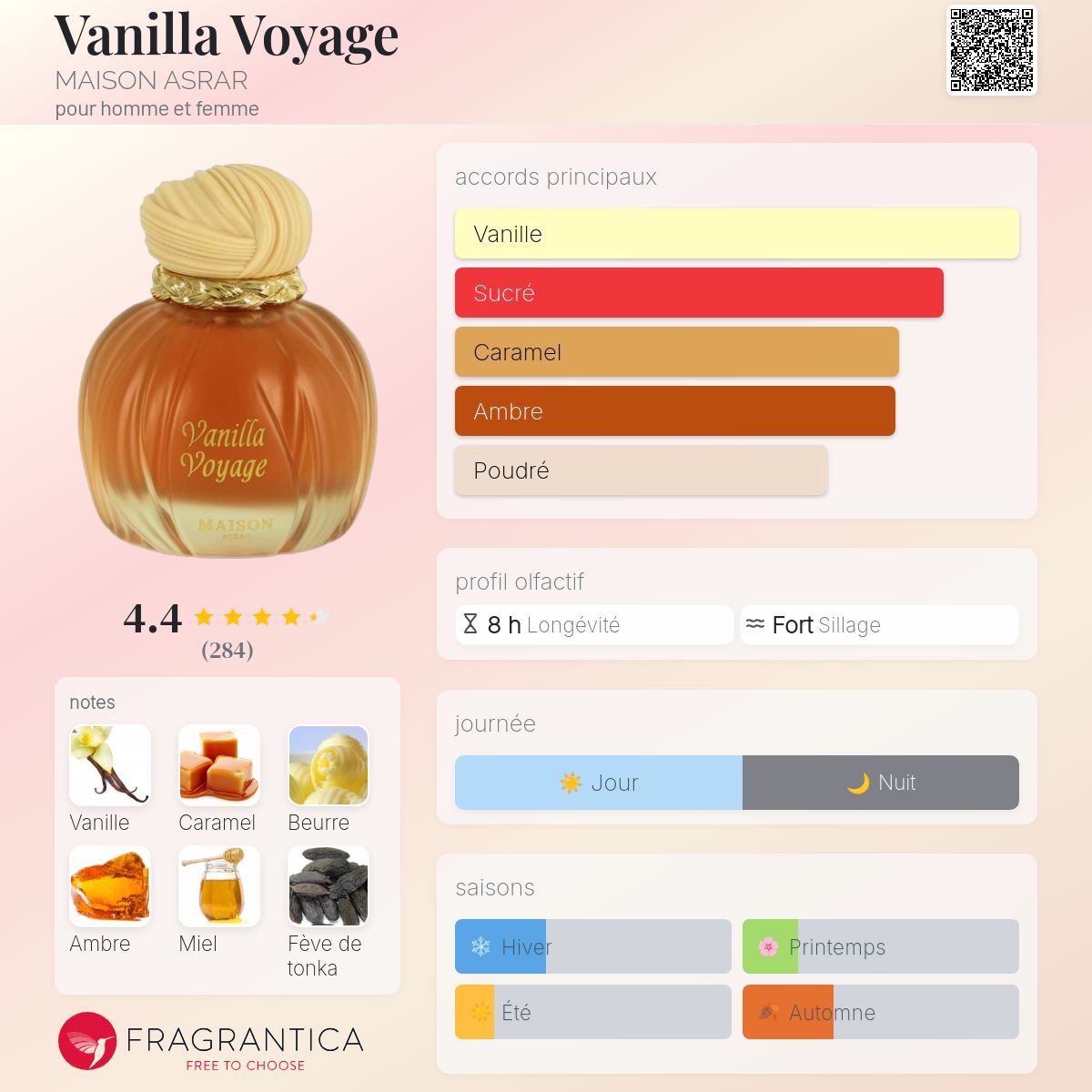 VANILLA VOYAGE - EDP Maison Asrar