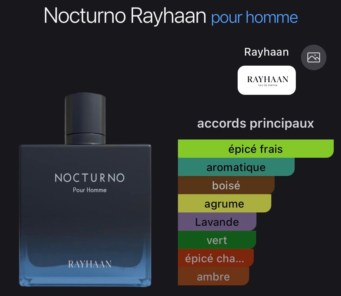 Rayhan Nocturno - Elixir Edp Pour Homme