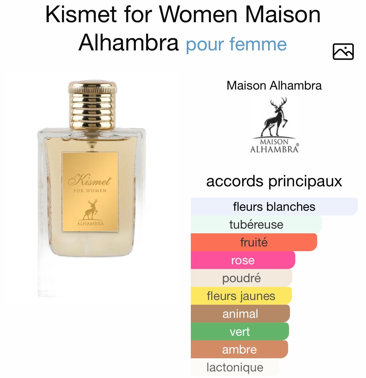 Kismet - Al Hambra - Edp pour Femme