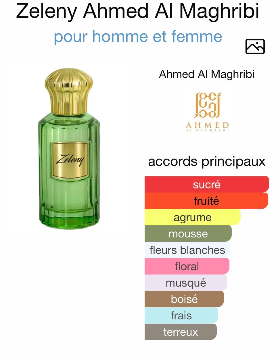 Zeleny- Ahmed Al Maghribi EDP Unisexe