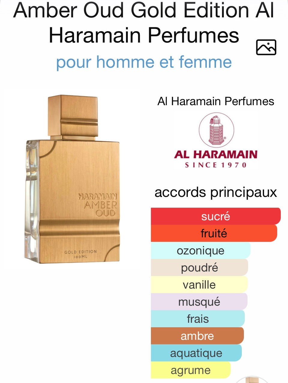 Al Haramain Amber Oud Gold Edition 120ML