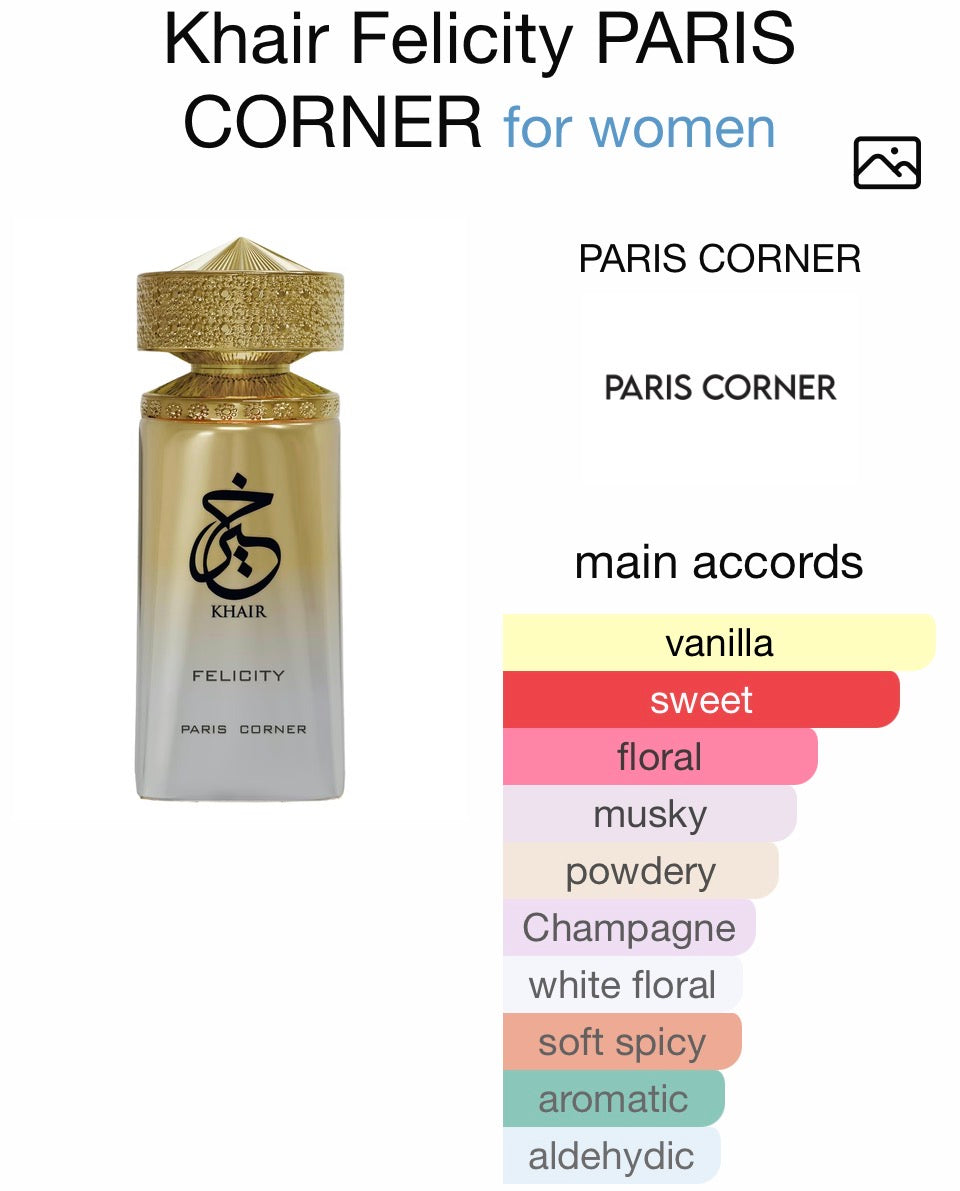 Khair Felicity Paris Corner Edp Unisexe