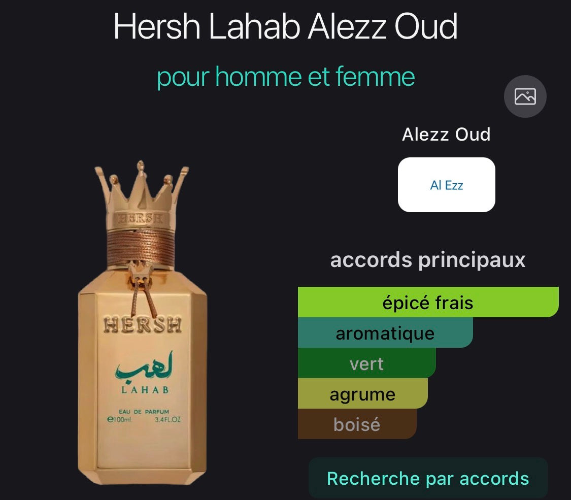 HERSH LAHAB Al Ezz Oud