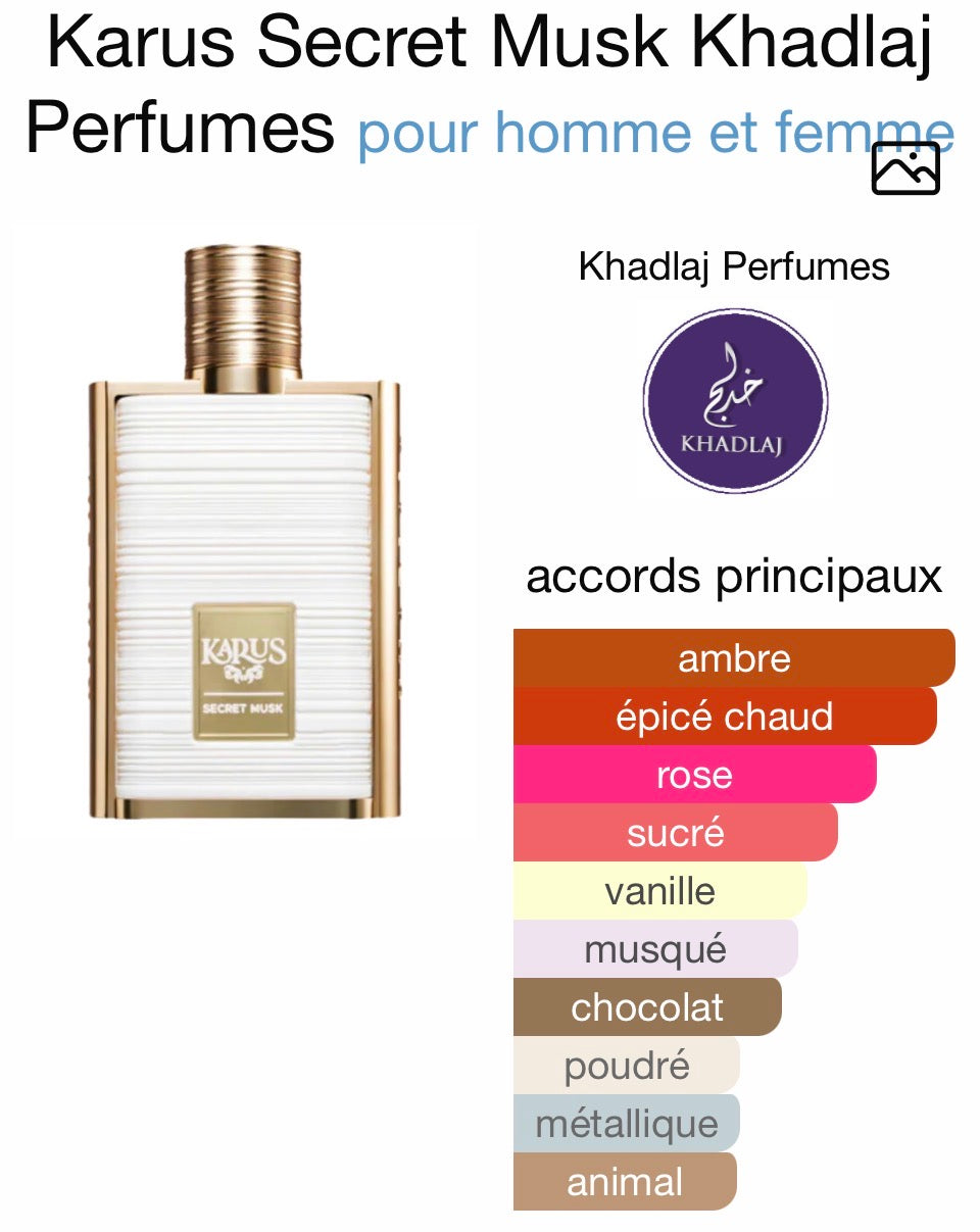 Khadlaj Karis Secret Musk EDP 100 ml