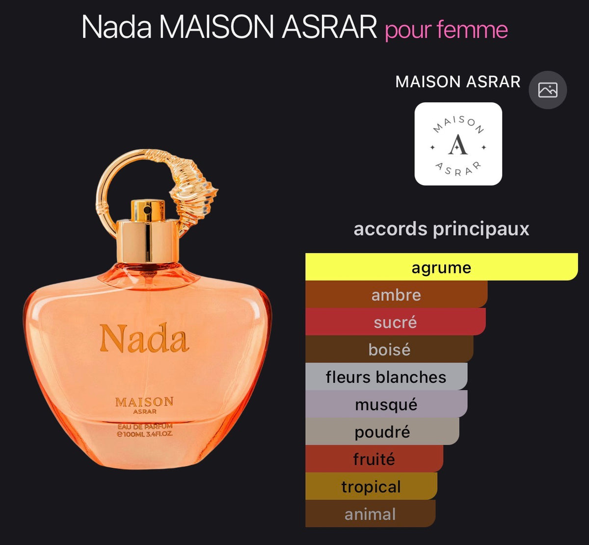 Nada Maison Asrar
