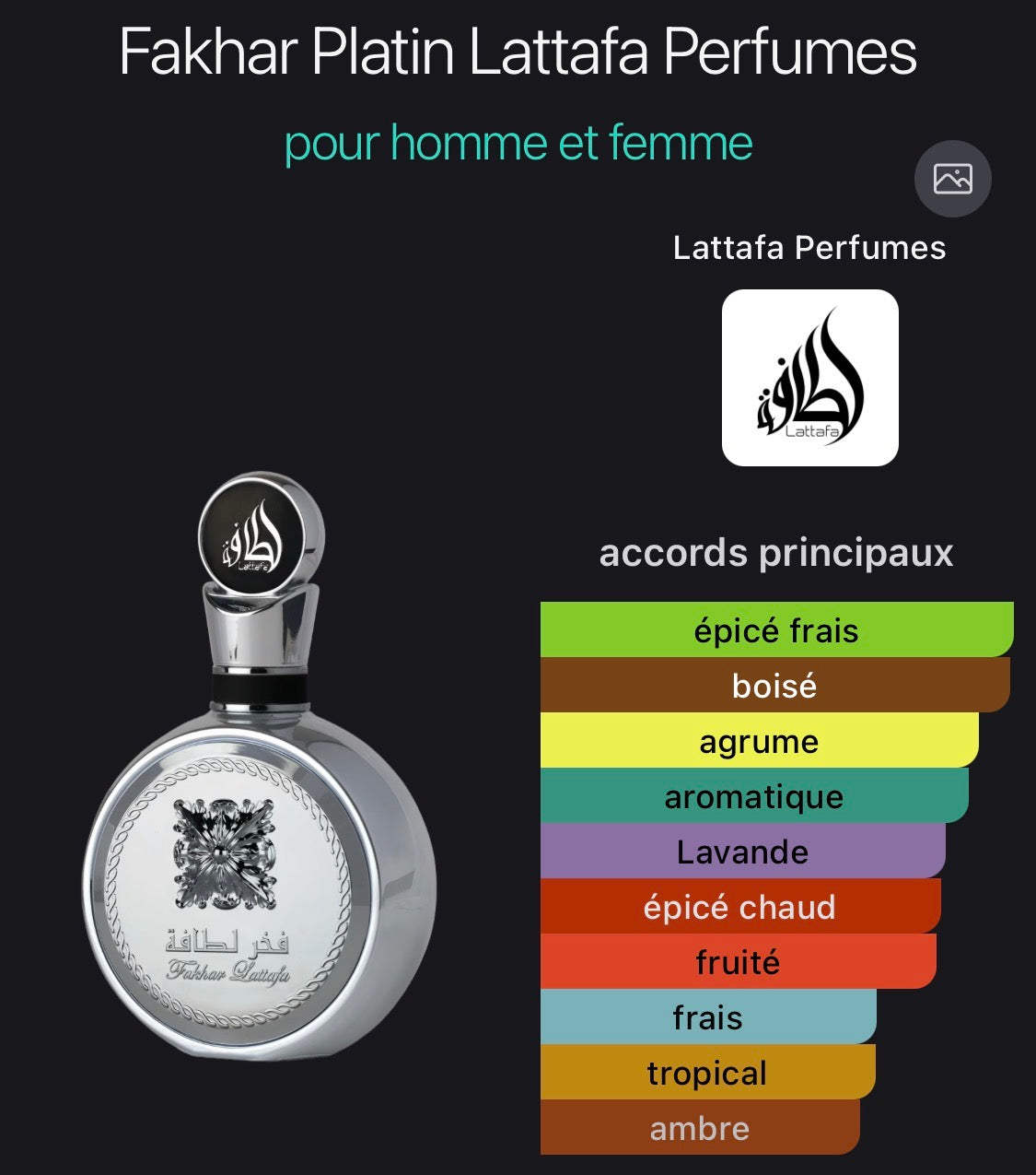 Fakhar Lattafa Platin
