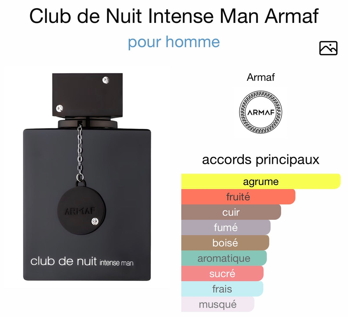 Club de Nuit Intense Man EDP 200 ml