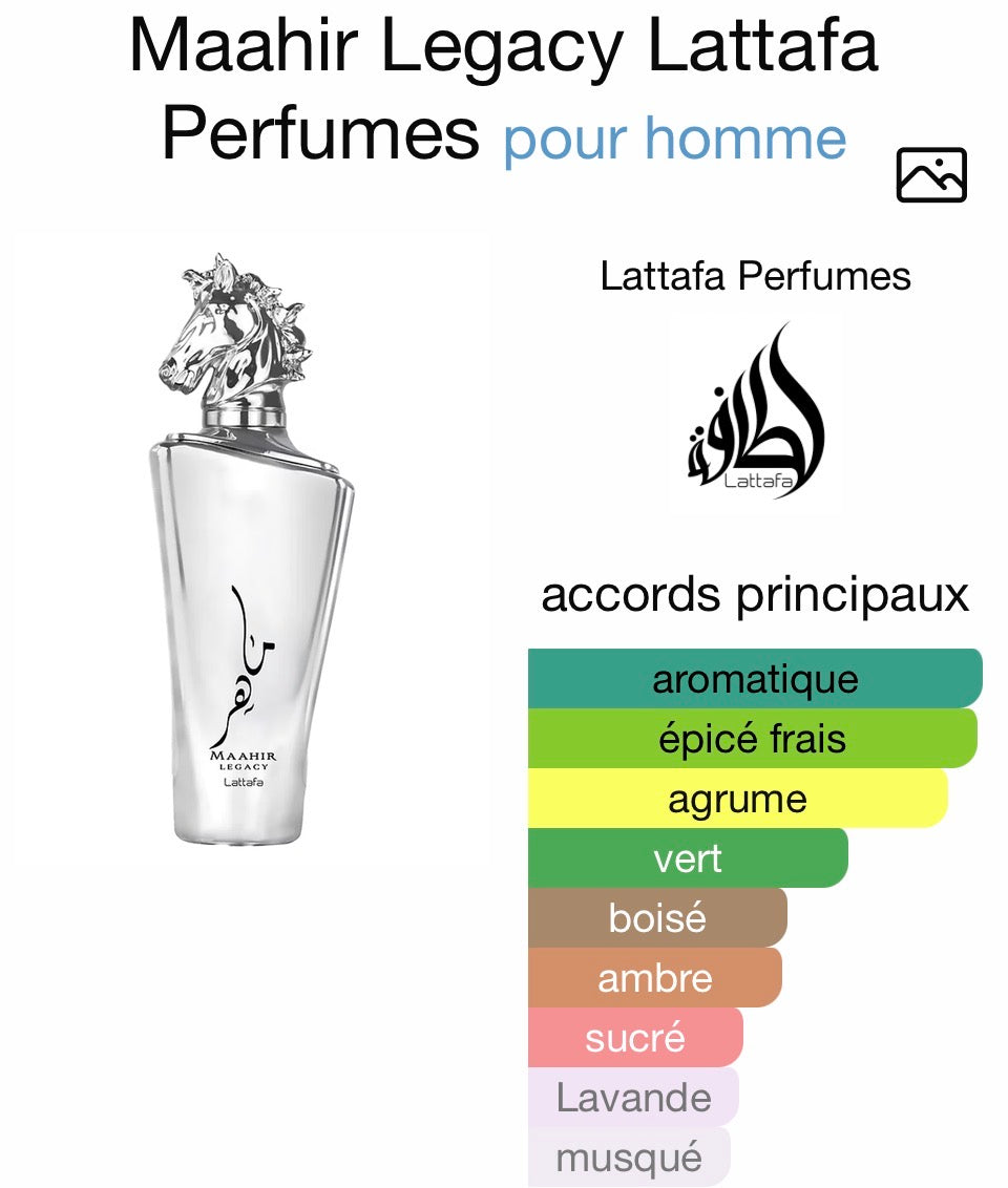 Mahir Legacy Lattafa EDP Pour Homme 100ml