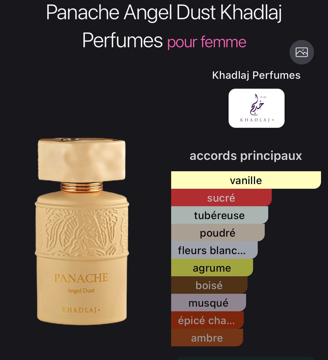 Panache Angel Dust Khadlaj