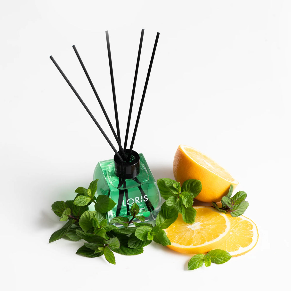 Mint Orange Set Room Spray 500 ml + Diffuseur à bâtons 120ml