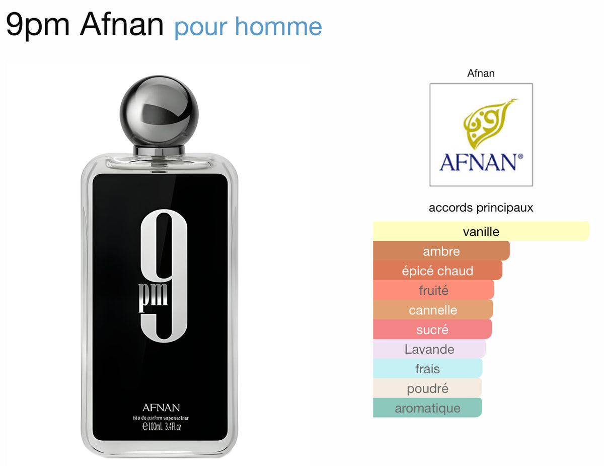 Afnan 9 PM Eau de Parfum (Homme) 100 ml