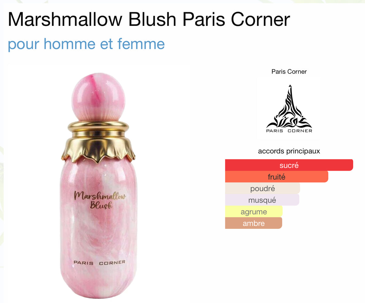 Marshmallow Blush Paris Corner EDP ( 100ml)